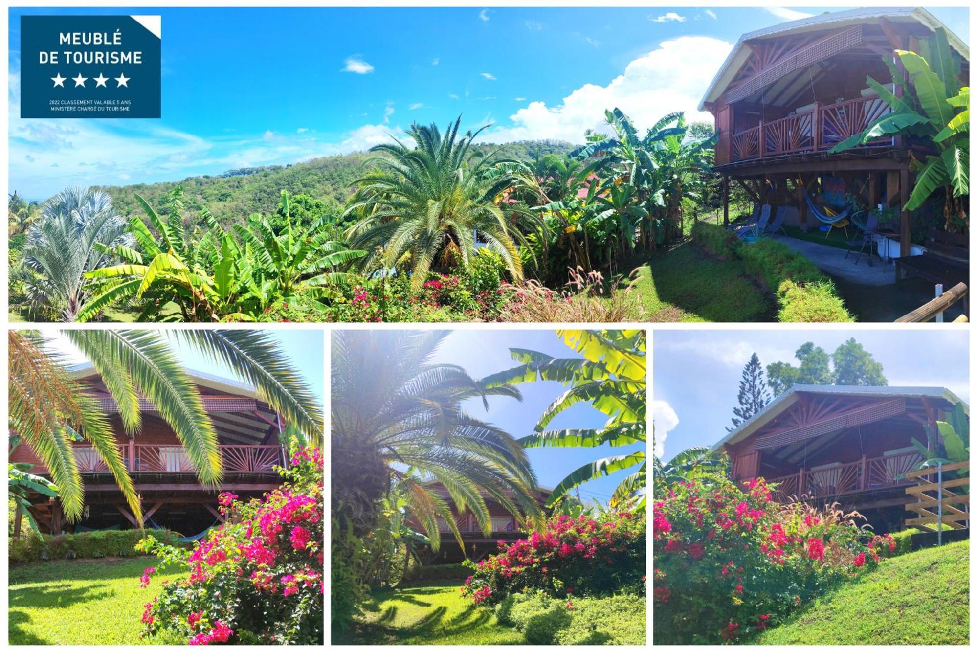 Gite 4 Etoiles, La Vieille Sucrerie St Claude Guadeloupe, Jacuzzi Spa Privatif, Vue Exceptionnelle Sur La Mer Des Caraibes Basse Terre Bagian luar foto
