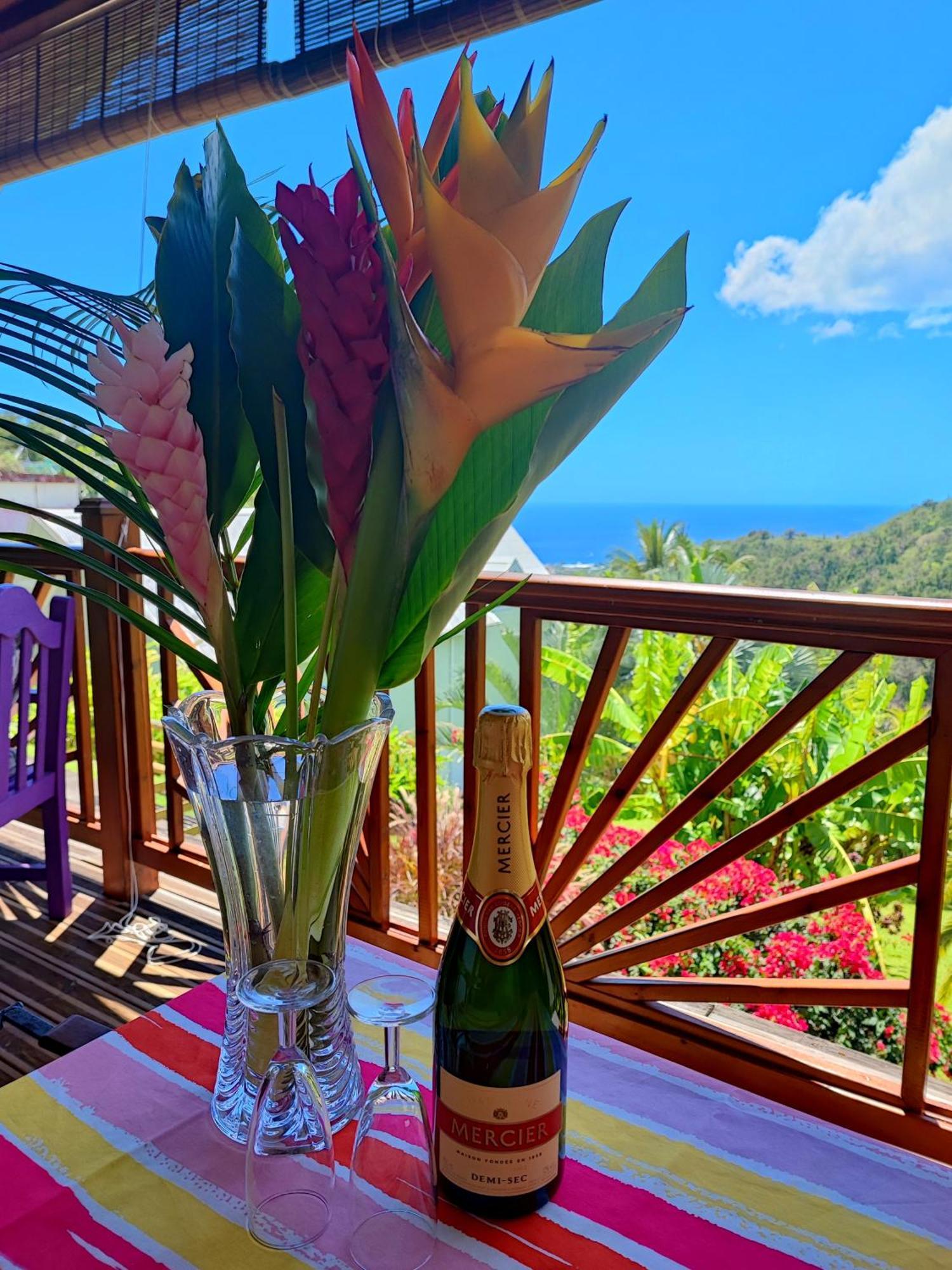 Gite 4 Etoiles, La Vieille Sucrerie St Claude Guadeloupe, Jacuzzi Spa Privatif, Vue Exceptionnelle Sur La Mer Des Caraibes Basse Terre Bagian luar foto